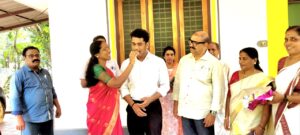 Felicitating our former student NEET TOPPER KERALA.