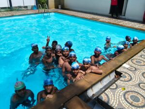 SWIMMING.
